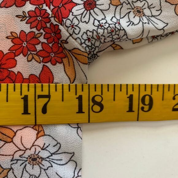 NATURAL LIFE Dress Maxi Boho V-Neck Flutter Sleeve Tiered Skirt Removable Slip - Picture 14 of 14